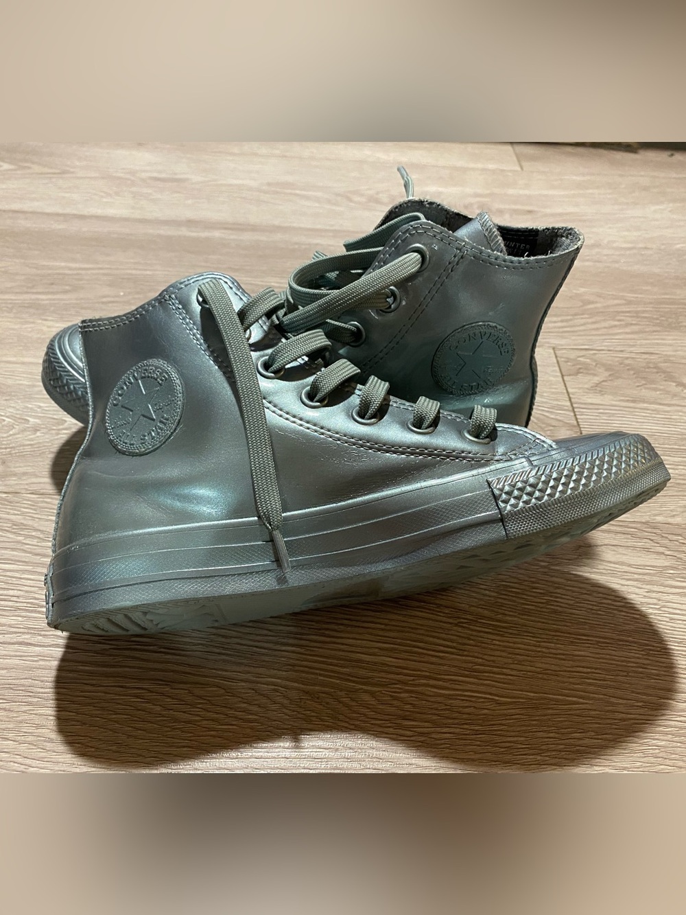 Converse High Tops ~ Matte Silver | Women’s Size 6